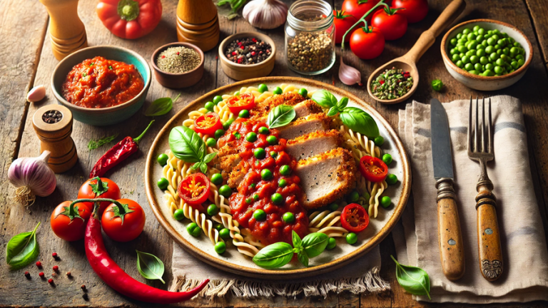 Putenschnitzel mit Paprikasoße