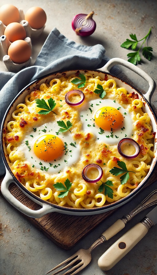 Spätzle-Spiegelei-Auflauf 2