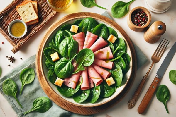 Spinat-Schinken-Salat: Der perfekte Genuss für jeden Tag