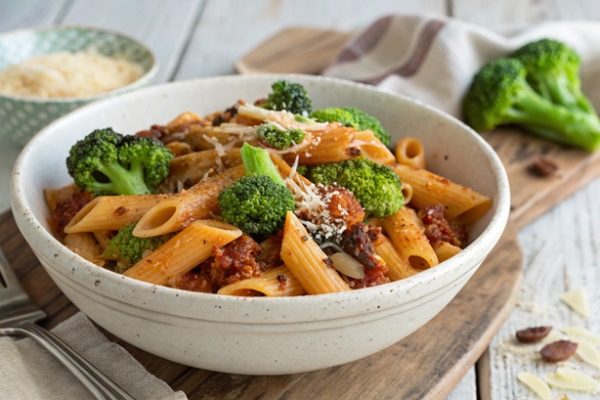 Pesto-Nudeln mit Gemüse – schnell, würzig und wunderbar wandelbar