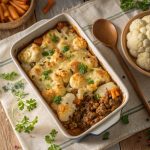 Blumenkohl-Hack-Auflauf mit Feta