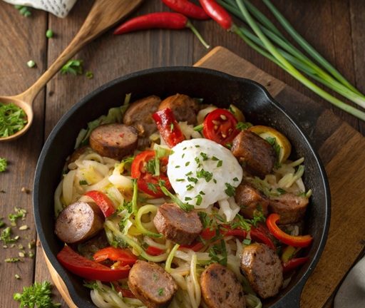 Wurstpfanne mit Kraut – Deftiges Wohlfühlgericht wie bei Oma