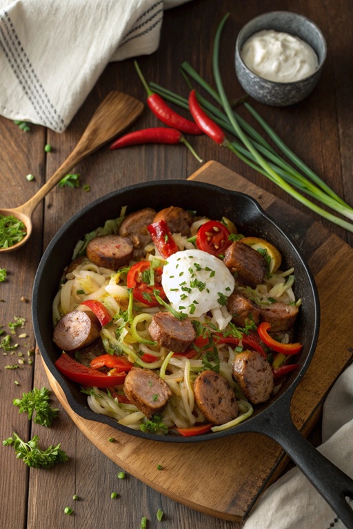 Wurstpfanne mit Kraut – Deftiges Wohlfühlgericht wie bei Oma