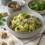 Nudeln mit Ricotta-Pesto