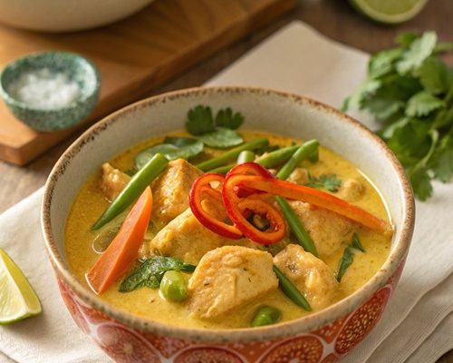 Pikantes Hähnchencurry – exotisch, cremig und voller Aroma!