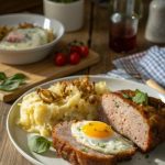 Fleischkäse mit Spiegelei