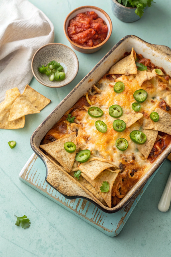 Überbackene Tortilla-Chips – das perfekte vegetarische Ofengericht für gemütliche Abende