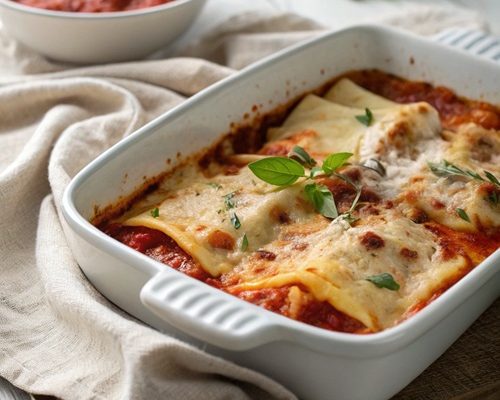 Maultaschen-Lasagne mit Brokkoli – einfach, vegetarisch & perfekt zum Vorbereiten