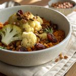 Blumenkohl mit Linsen und Pinienkernen – vegetarisch, aromatisch & voller Genuss
