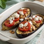Auberginen mit Huhn und Feta – mediterranes Ofengericht voller Aroma