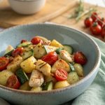 Gnocchi-Gemüse-Pfanne mit Hähnchen – knusprig, aromatisch & in 25 Minuten fertig