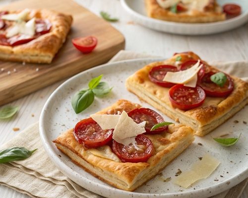 Pizza mit Chorizo aus Blätterteig – schnelle Ofenpizza in nur 25 Minuten