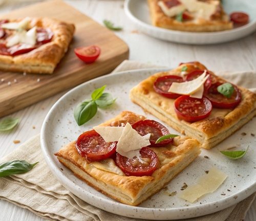 Pizza mit Chorizo aus Blätterteig – schnelle Ofenpizza in nur 25 Minuten