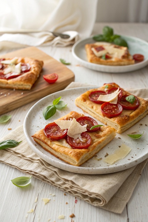 Pizza mit Chorizo aus Blätterteig – schnelle Ofenpizza in nur 25 Minuten