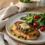 Schweineschnitzel mit Kapern und Sardellenbutter – würzig, saftig & voller Aroma