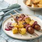 Würstchen-Spieße mit Ananas – fruchtig, herzhaft & perfekt für Grill oder Pfanne