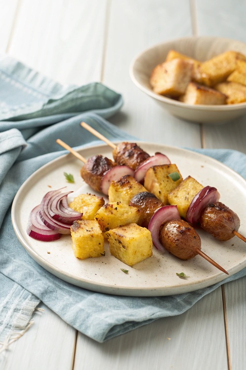 Würstchen-Spieße mit Ananas – fruchtig, herzhaft & perfekt für Grill oder Pfanne