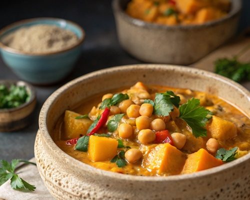 Cremiges Steckrüben-Kichererbsen-Curry – Wärmendes Soulfood mit exotischer Note