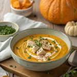 Kürbissuppe mit Pute und Curry – wärmende Herbstküche für gemütliche Mittwoche