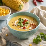 Cremige Mais-Kokos-Suppe