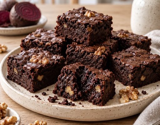 Rote-Bete-Brownies – unglaublich saftig, schokoladig & einfach